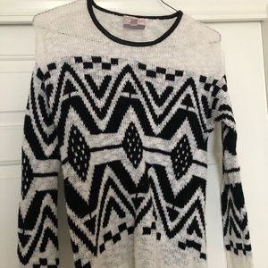 Aztec Print Sweater